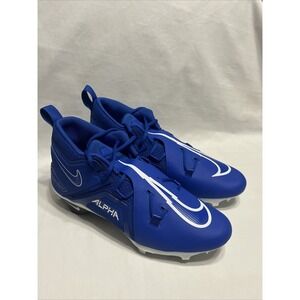 Nike Alpha Menace Pro 3 Mens 14 Game Royal Blue White CT6649-414 Football Cleats